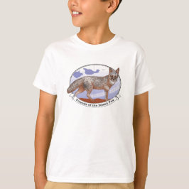 White Island Fox Logotyp Children Kortärmad T-Shir T Shirt