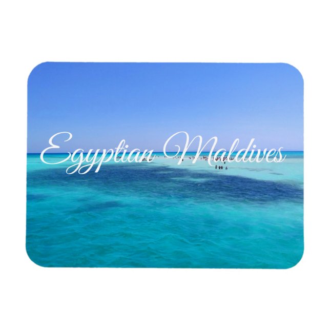 White Island in the Red Sea Postcard Magnet (Horisontell)