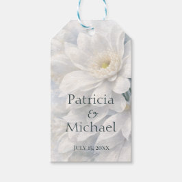 White Ivory Quiet Luxury Romantic Elegant Wedding Presentetikett