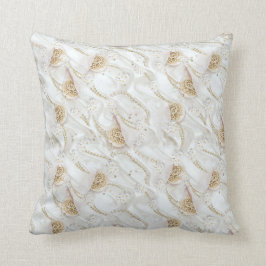 White-Ivory Silke & Ivory Champaign Pearls Kudde