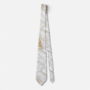 White-Ivory Silke & Ivory Champaign Pearls Slips