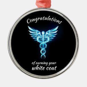 White Jacka Ceremony Crystal Medical Julgransprydnad Metall