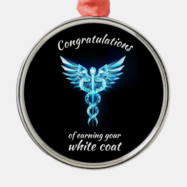 White Jacka Ceremony Crystal Medical Julgransprydnad Metall (Framsidan)