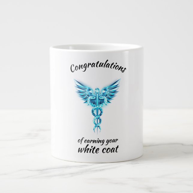 White Jacka Ceremony Crystal Medical Jumbo Mugg (Framsidan)