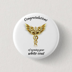 White Jacka Ceremony Guld Medical Knapp