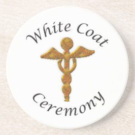 White Jacka Ceremony Guld Medical, rundgåvor Underlägg Sandsten