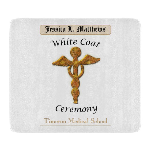 White Jacka Ceremony Guld Medical, Square Gift Ite (Framsidan)