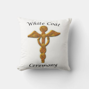 White Jacka Ceremony Guld Medical, Square Gift Ite Kudde