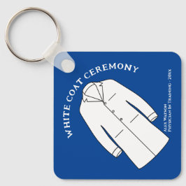 White Jacka Ceremony Keepsak Physician Doktor Nyckelring