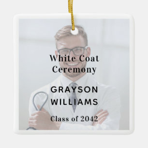 White Jacka Ceremony Medical Ornament