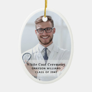 White Jacka Ceremony Photo Ornament
