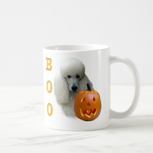 White Jackat Pudel Boo Kaffemugg (Höger)