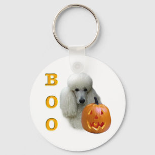 White Jackat Pudel Boo Nyckelring