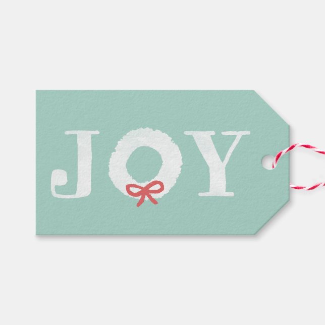 White Joy God God God God Helgdag Märkre Presentetikett (Framsidan (Horizontal))