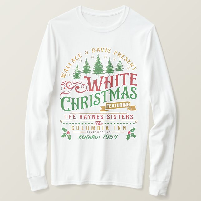 White jul Wallace and Davis Haynes Sister T Shirt (Design framsida)