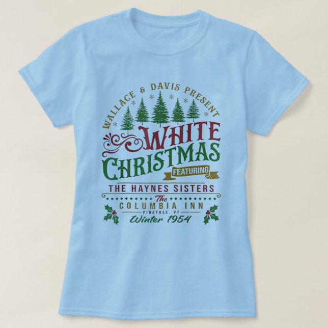 White jul Wallace and Davis Haynes Sister T Shirt (Design framsida)