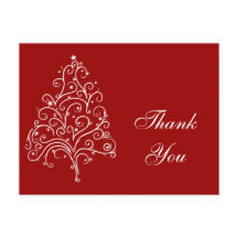 White Julgran på Red Tack