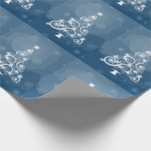 White Julgranar Modern Blue