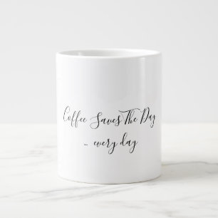 White Jumbo Mugg