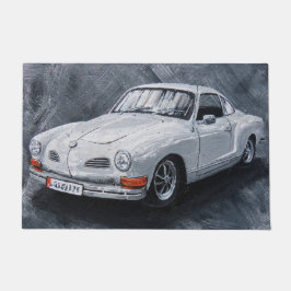 White Karmann Ghia Doormat