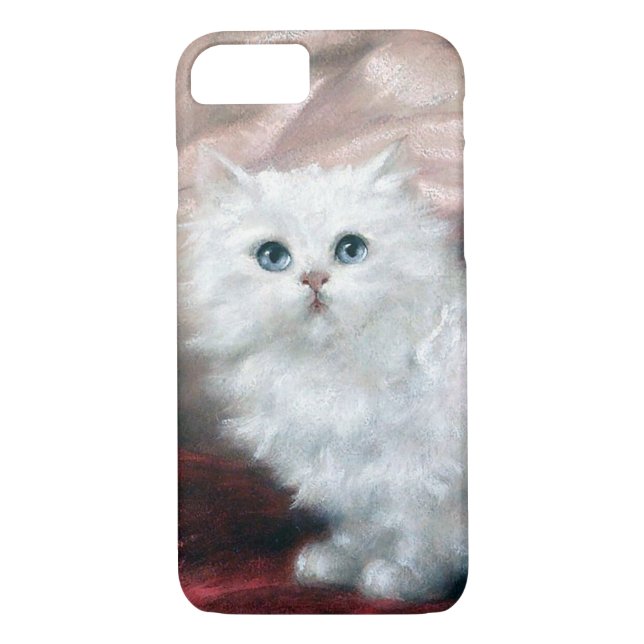 White Kitten, Carl Kahler Case-Mate iPhone Skal (Baksida)