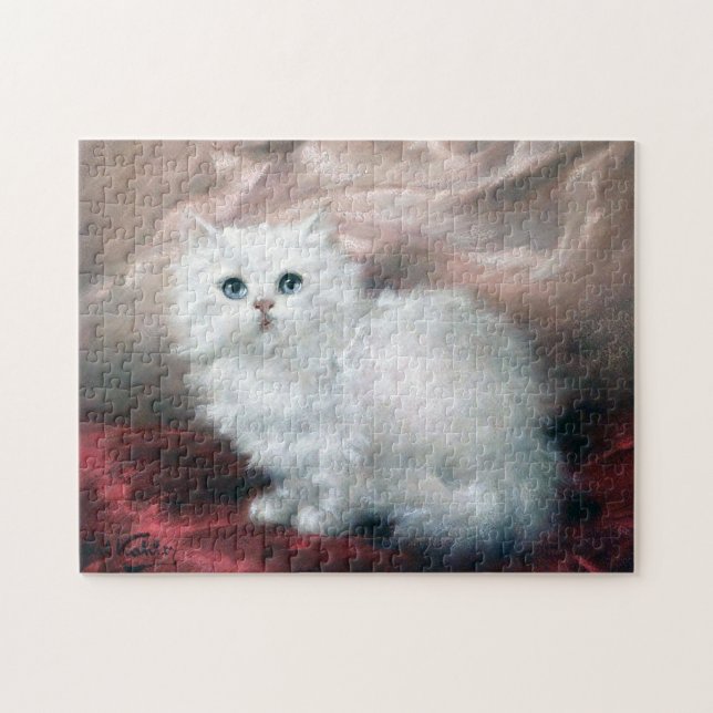 White Kitten, Carl Kahler Pussel (Horisontell)