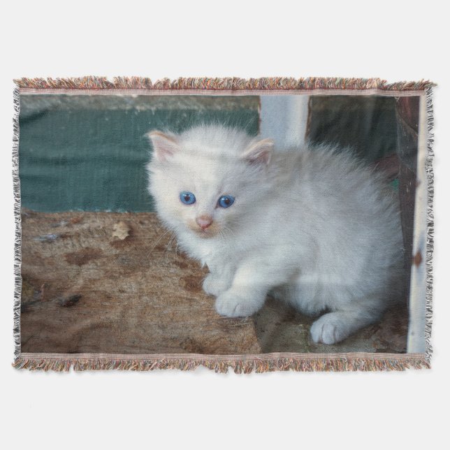 White Kitten Filt (Framsidan)