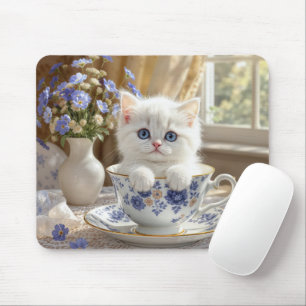 White Kitten i Tekopp Musmatta