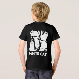 White Kitten Silhouettes - Utformning av Kattdjure T Shirt