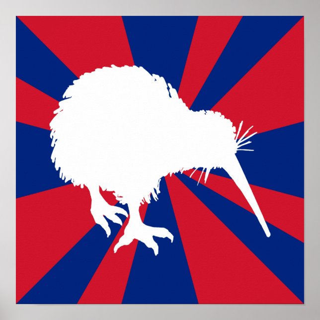 White Kiwi Poster (Framsidan)
