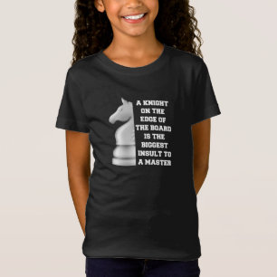 White Knight Chess Strategy Power Wisdom Master T Shirt