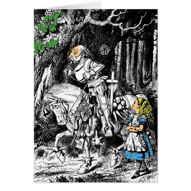 White Knight Hälsningskort (Framsidan)