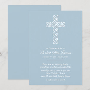 White Kor Funeral Memorial Firande Blue