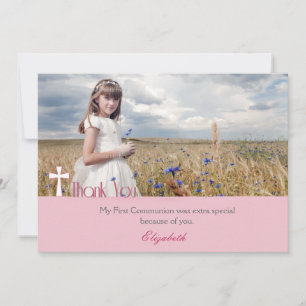 White Kor, Rosa Tack Communion Photo Kort