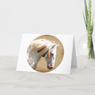 White Krig Horse Kort