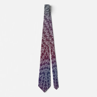 White Krona Blue Burgundy-övertoning Slips