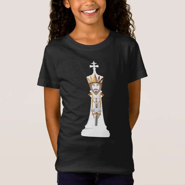 White kung T-Shirt (Framsida)