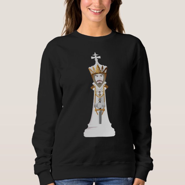 White kung t shirt (Framsida)