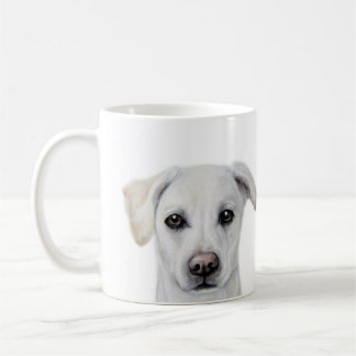 White Labrador-målning av miart Kaffemugg