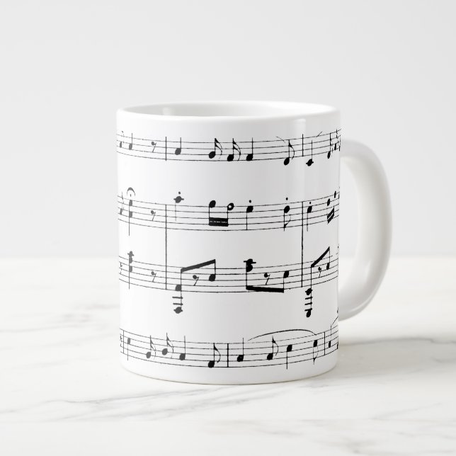 White Lakan Music Jumbo Mugg (Framsida höger)