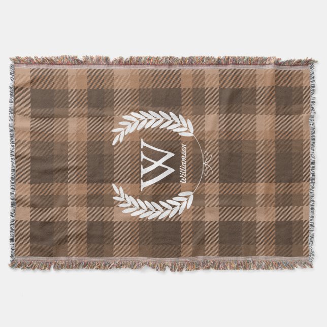 White Laurels Monogram Brown Play Mysfilt (Framsidan)