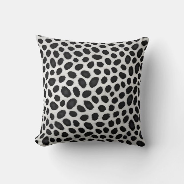White Leopard Elegant Modern lyxursamling Kudde (Framsida)