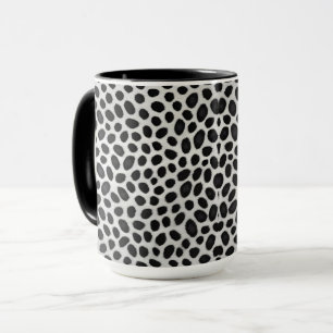 White Leopard Elegant Modern lyxursamling Mugg