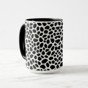 White Leopard Elegant Trendig Luxury Collection Mugg
