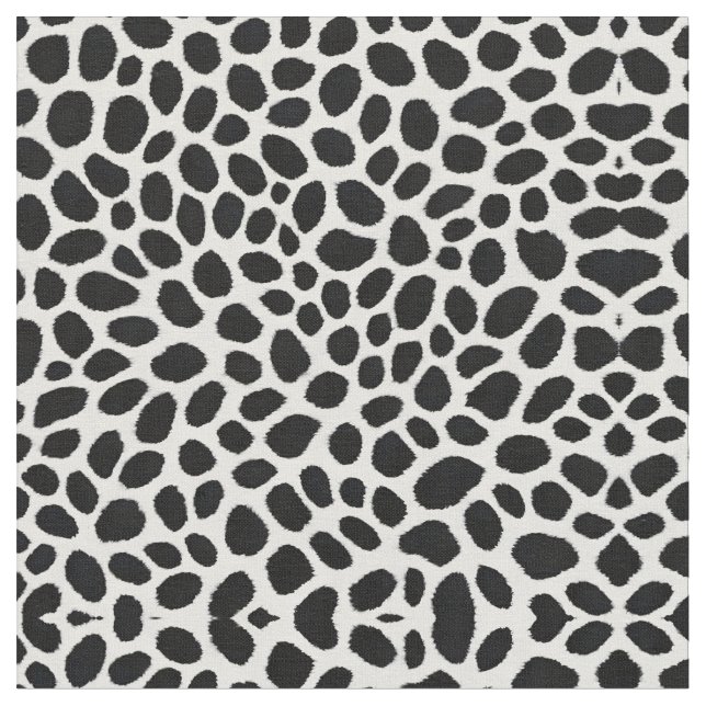 White Leopard Elegant Trendig Luxury Collection Tyg (Närbild)