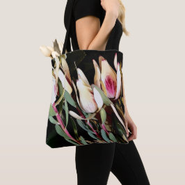 "White Leucadendron" Tote Bag Tygkasse
