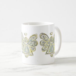 White Light Guardian Angel Anpassningsbar Coffee M Kaffemugg