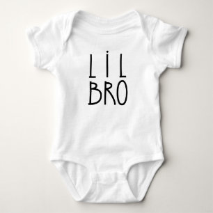 White LIL BRO T Shirt