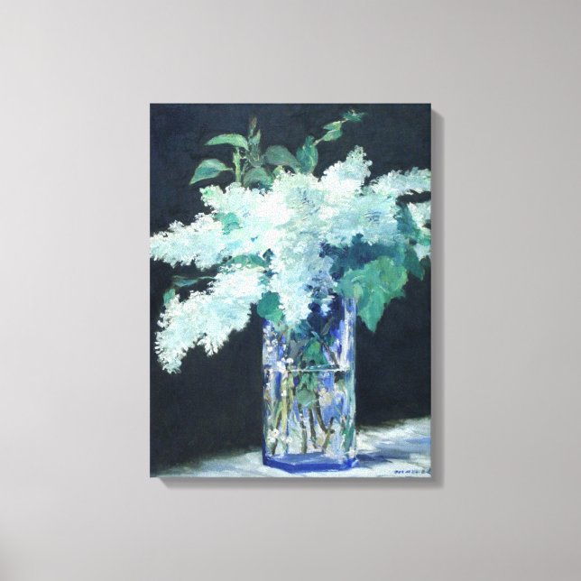 White Lilac av Edouard Manet Canvastryck (Framsida)
