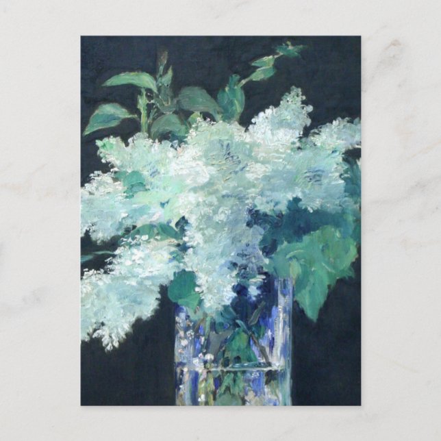 White Lilac av Edouard Manet Vykort (Framsida)